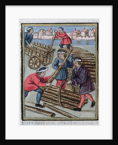 The 'Mouleur', worker employed to control and measure wood sales by Antoine Verard