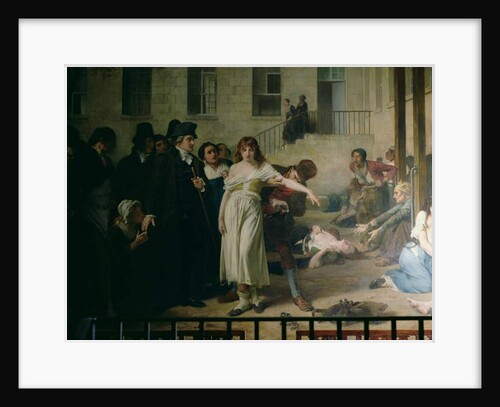 Philippe Pinel releasing lunatics from their chains at the Salpetriere asylum in Paris in 1795, 1886 by Tony Robert-Fleury