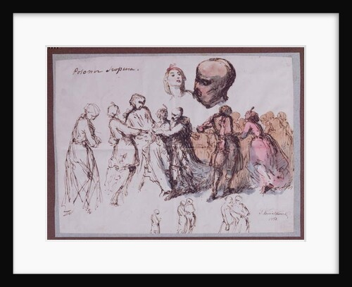 Study for 'Les Polonaises de Chopin', 1850 by Antar Teofil Kwiatowski
