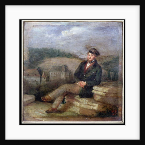 Portrait of Prosper Merimee working as an inspector of historical monuments, 1837 by Marc Paumier