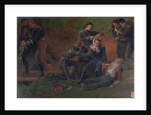 Baron Jean Dominique Larrey Tending the Wounded at the Battle of Moscow, 7th September 1812 by Louis Lejeune (after)