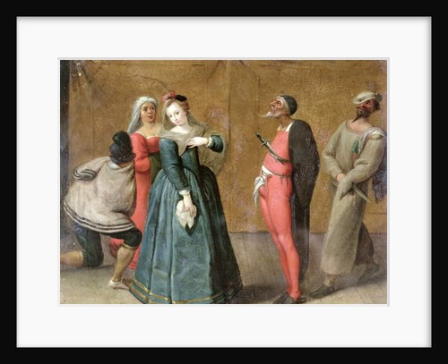 The Commedia dell'Arte Company by French School