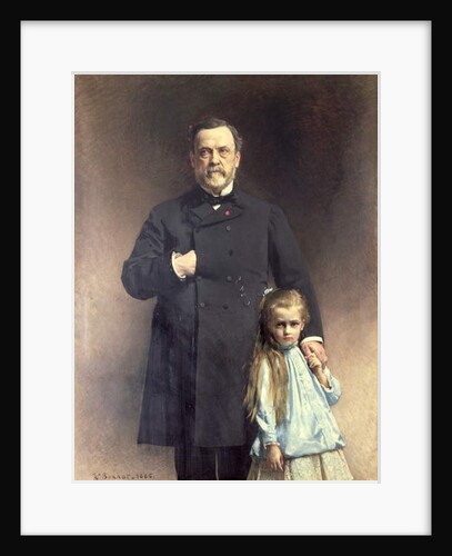 Louis Pasteur and his Grand-daughter, Camille Vallery-Radot by Leon Joseph Florentin Bonnat