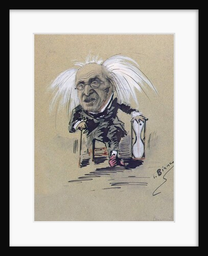 Caricature of Michel-Eugene Chevreul c.1885-89 by T. Bianco