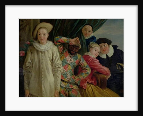 Harlequin, Pierrot and Scapin by Jean Antoine Watteau