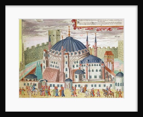 The Church of Saint Sophia Transformed as a Mosque by German School