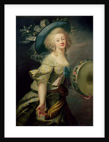 Portrait of Marie-Anne de Cupis also known as La Camargo by Elisabeth Louise Vigee-Lebrun