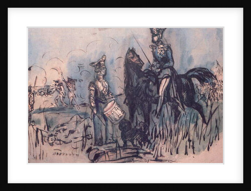 Russian troops at the Battle of Inkerman, 5th November, 1854 by Constantin Guys