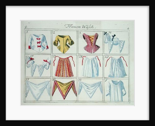 Corsets and undergarments by German School