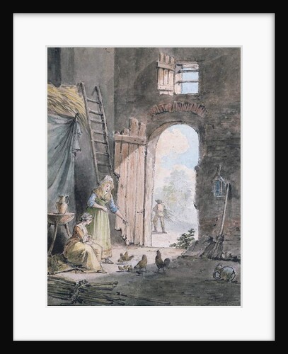 Rural Family by Hubert Robert