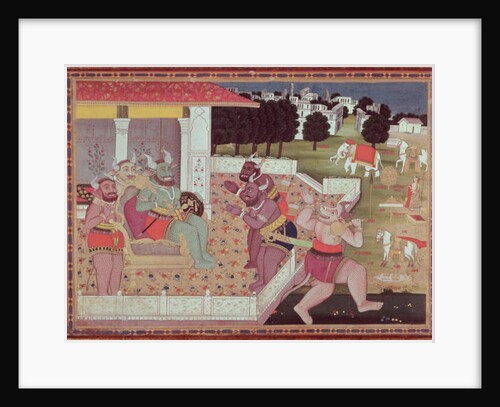 The Asura Kumbha and his Court of Demons, c.1800 by Indian School