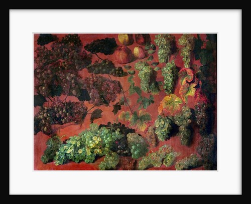 Still Life with Bunches of Grapes by Alexandre-Francois Desportes