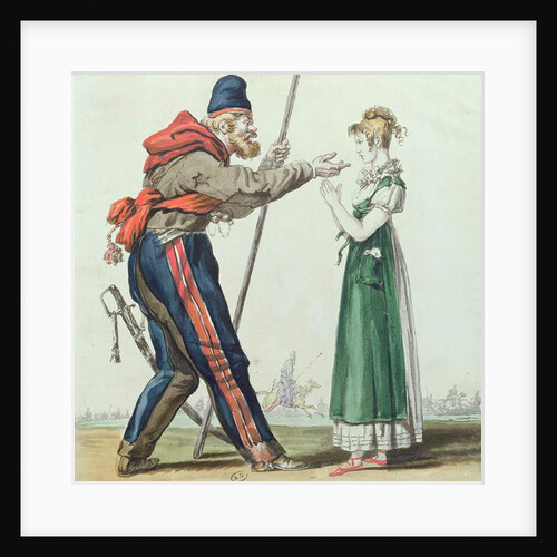 The Cossack in Paris, c.1815 by French School