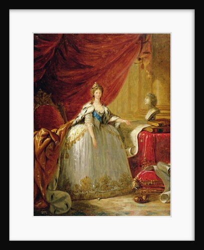 Portrait of the Dowager Tsarina Maria Feodorovna by Elisabeth Louise Vigee-Lebrun