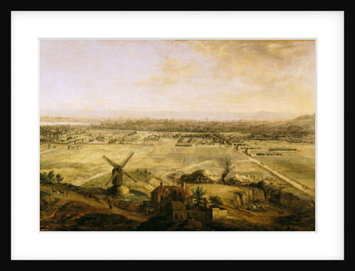 View of Paris from Belleville, 1738 by Charles Leopold Grevenbroeck