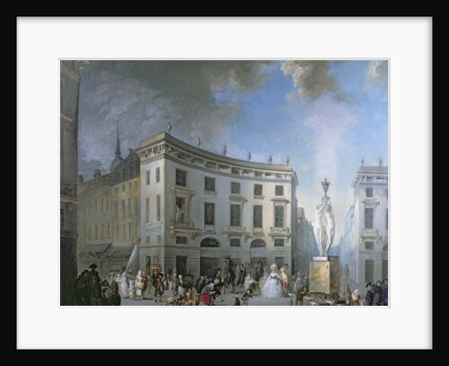 A Wedding Procession in Amiens by Gabriel de Saint-Aubin