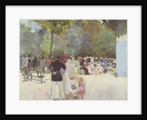 The Theatre de Guignol in the Jardin des Tuileries, 1883 by Emile Antoine Guillier