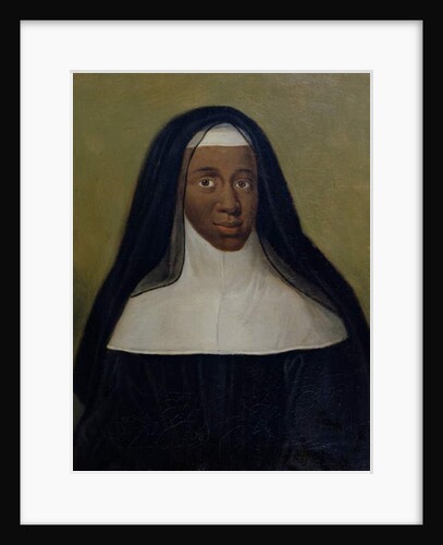 Portrait of Louise-Marie-Therese The Black Nun of Moret by School French