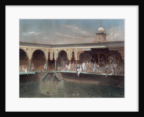 The Deligny Baths, Paris, 1842 by French School