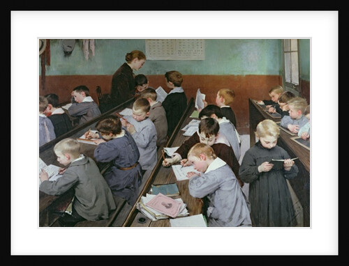 The Children's Class, 1889 by Henri Jules Jean Geoffroy