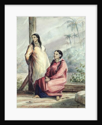 Two Tahitian Women, c.1841-48 by Maximilien Radiguet