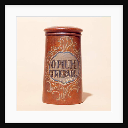 Container for Thebaic Opium by School French