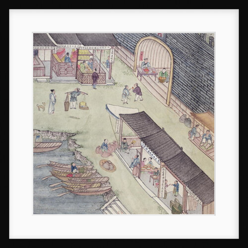 View of a Market in China by School Chinese