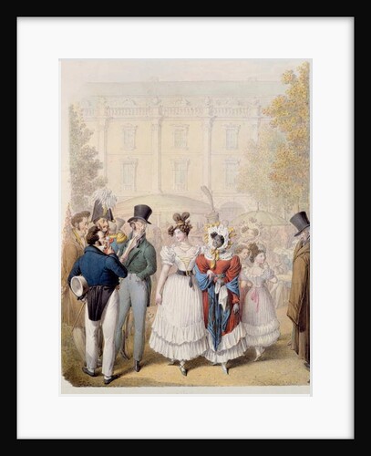 The Palais Royal, c.1815 by Georg Emanuel Opitz