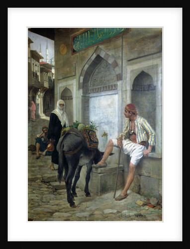 A Street in Istanbul, 1883 by Edouard Debat-Ponsan