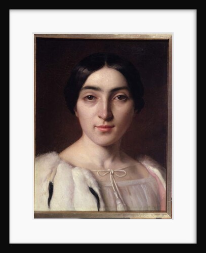 Portrait presumed to be Adele Hugo by French School