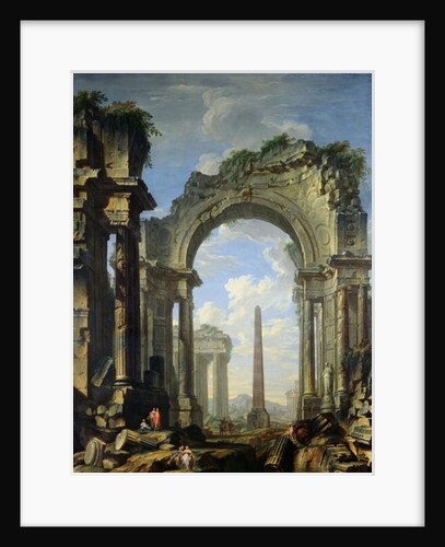 Landscape with Ruins by Giovanni Niccolo Servandoni