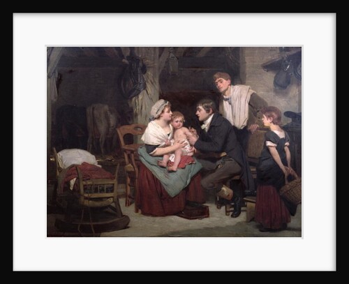 Vaccination against smallpox, c.1800 by French School