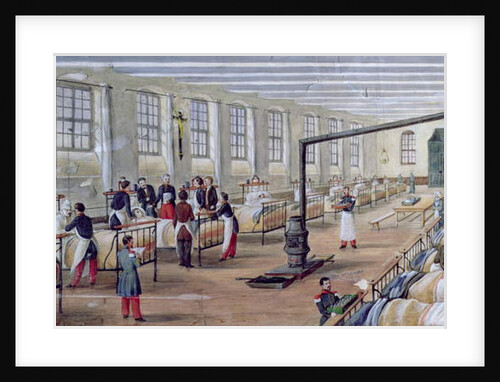 Military Hospital of Val-de-Grace in Paris, 1854 by Louis Amable Crapelet