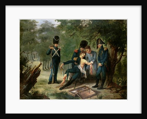 Doctor Larrey's ambulance at the battle of Hanau, 30th-31st October 1813 by French School