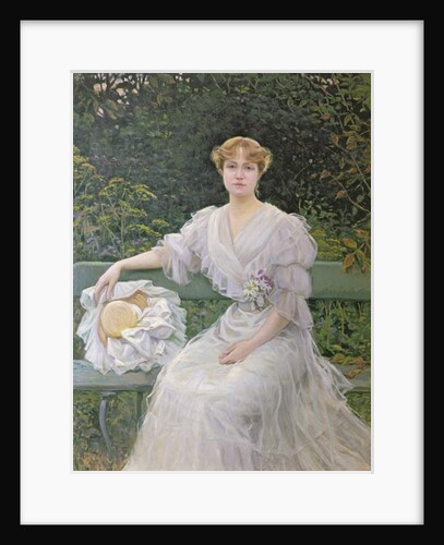Portrait of Marguerite Durand 1897 by Jules Cayron