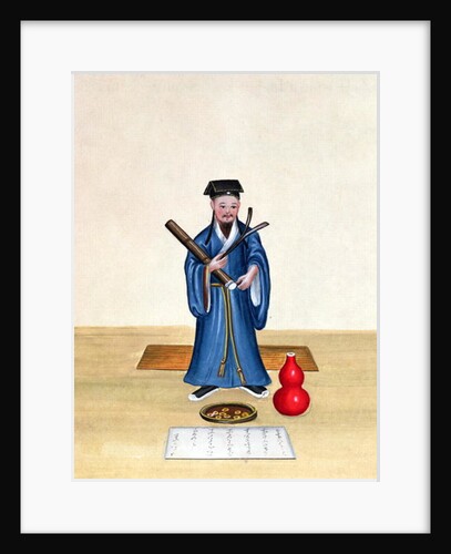 A Taoist in China, c.1785 by School Chinese