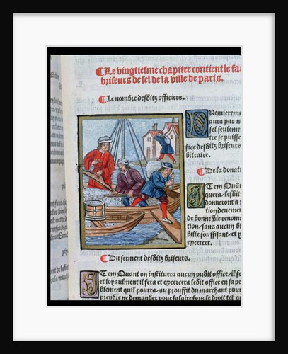 The Measure and Transport of Salt by Antoine (attr. to) Verard