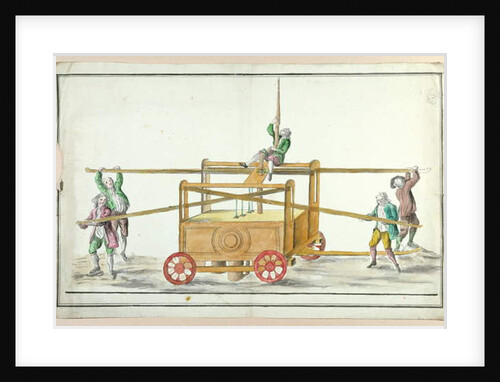 Water pump for extinguishing fires, mid 18th century by French School