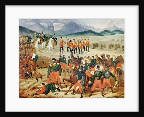 The Defeat of the Hungarian Rebels at Vilgos on 13th August 1849, 1850 by Olajfestmenye Klinovszki
