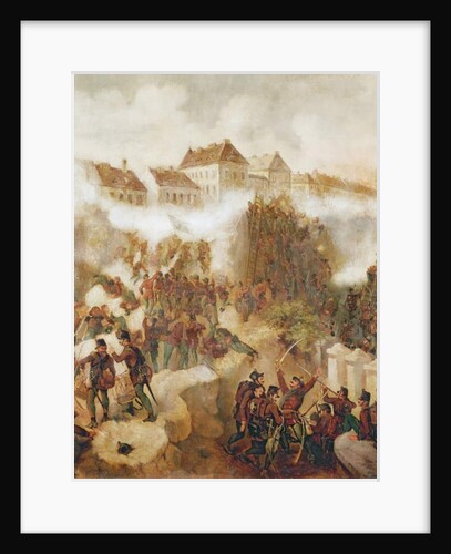The Recapture of the Buda Fortress by the Hungarian Insurgents on 21st May 1849 by C. Wemik