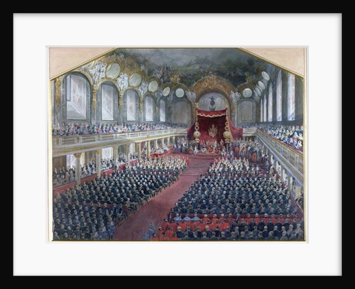 Opening of the Legislative Session in the throne room of the Louvre by Napoleon III on 7th February 1859 by Jean-Louis David