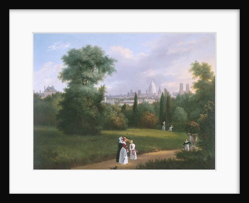 Paris from the Folie-Beaujon, c.1830 by French School