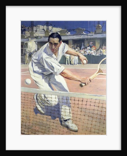 Portrait of Max Decugis by Francois Flameng