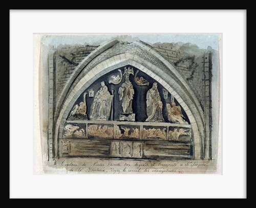 Tomb of Nicolas Flamel at the Cimetiere des Innocents by French School