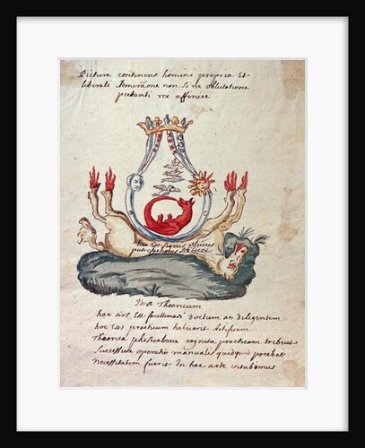 Illustration from 'La Cle de la Grande Science sur l'Ouvrage Philosophique Inconnu', or 'Renovation Eternelle des Choses au Sein de la Putrefaction' by French School