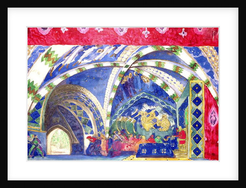Set Design for 'La Pisanelle, Ou La Mort Parfumee' by Gabriele d'Annunzio, 1913 by Leon Bakst
