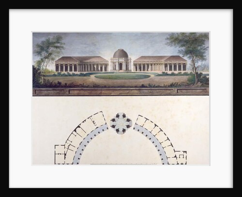 The Temple of the Sun at the Bayreuth Hermitage c.1780 by J. Saher