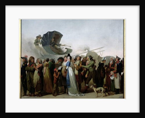La Marche Incroyable 1795 by Louis Leopold Boilly