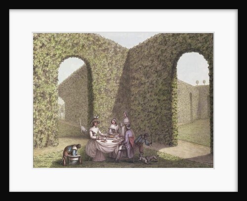 Tea in the Garden by Lequeu Lequeu
