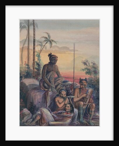 Inhabitants of the Marquesas Islands, c.1841-48 by Maximilien Radiguet